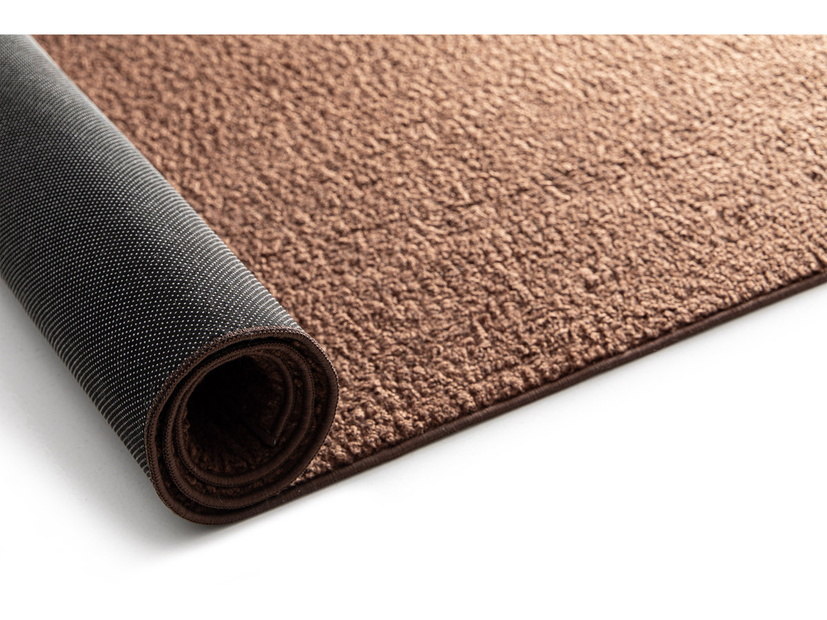 Tapis poils courts NOBU uni effet bouclette
