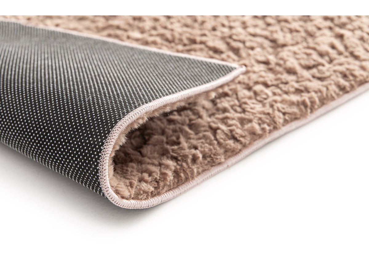 Vloerkleed met korte pool MOKI effen