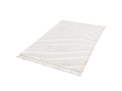 Tapis lavable à poils courts ONDA motif graphique