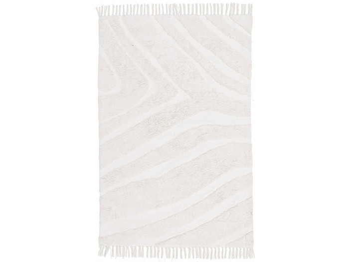 Tapis lavable à poils courts ONDA motif graphique