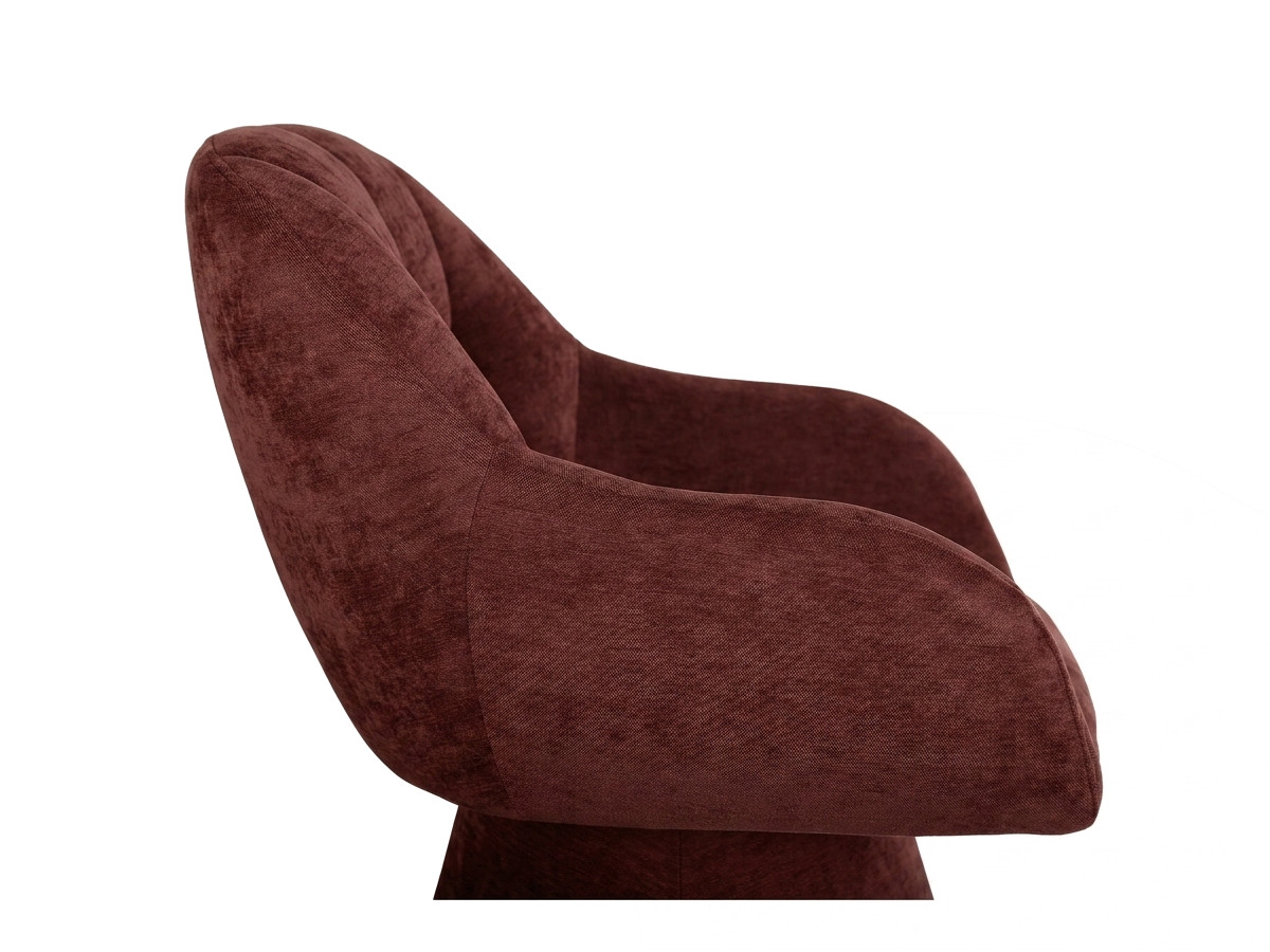 Chaise pivotante KIM tissu texturé