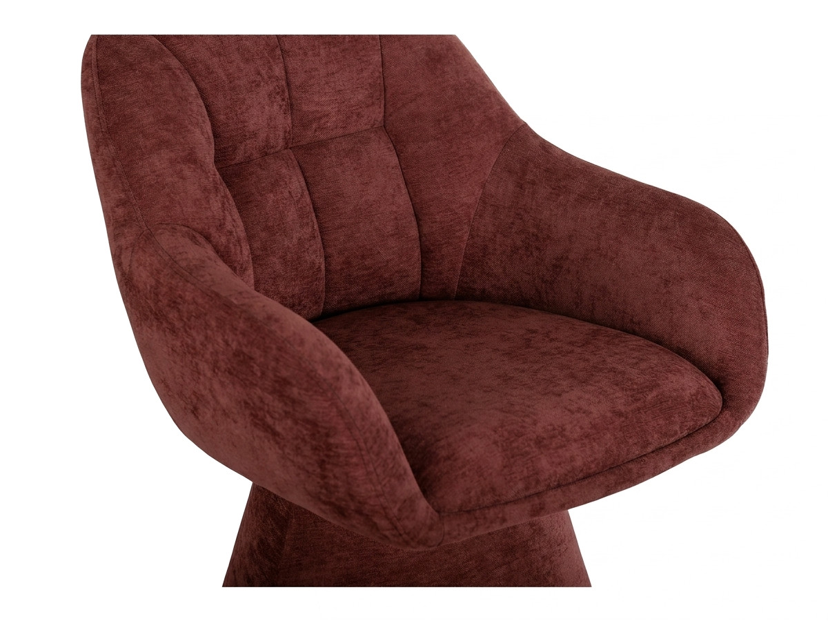 Chaise pivotante KIM tissu texturé