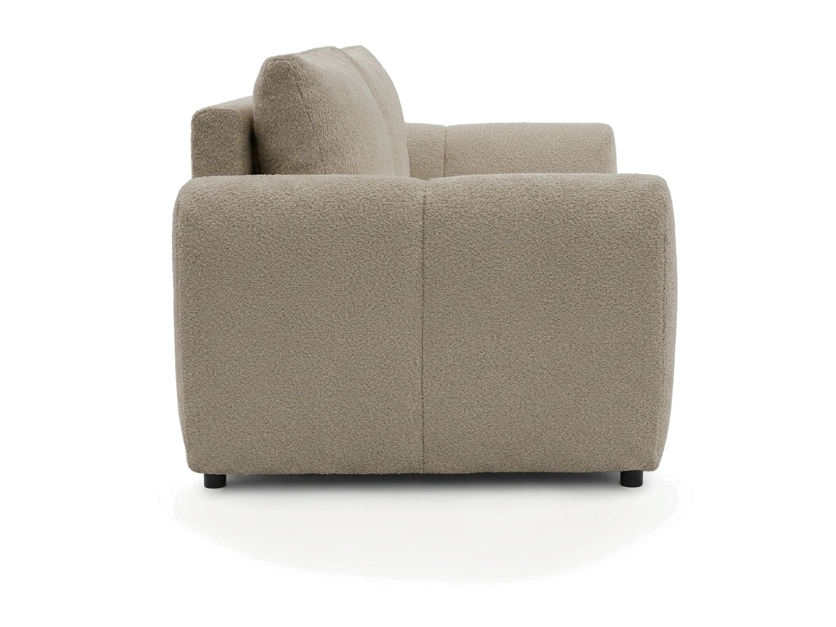 Sofa rozkładana z systemem włoskim 3-osobowa FUJI tkanina bukla
