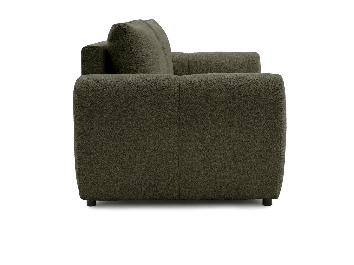 Sofa rozkładana z systemem włoskim 3-osobowa FUJI tkanina bukla