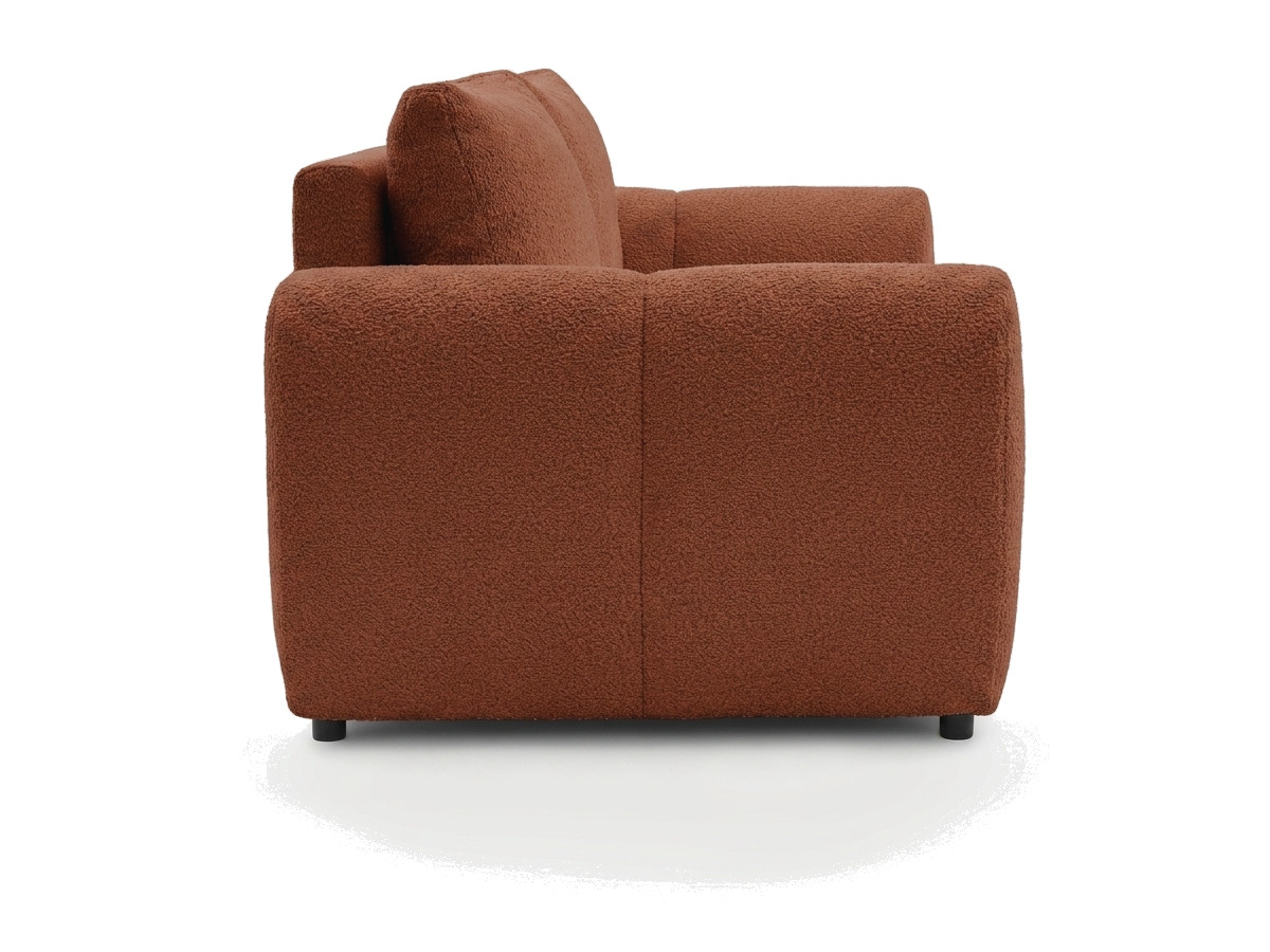 Sofa rozkładana z systemem włoskim 3-osobowa FUJI tkanina bukla