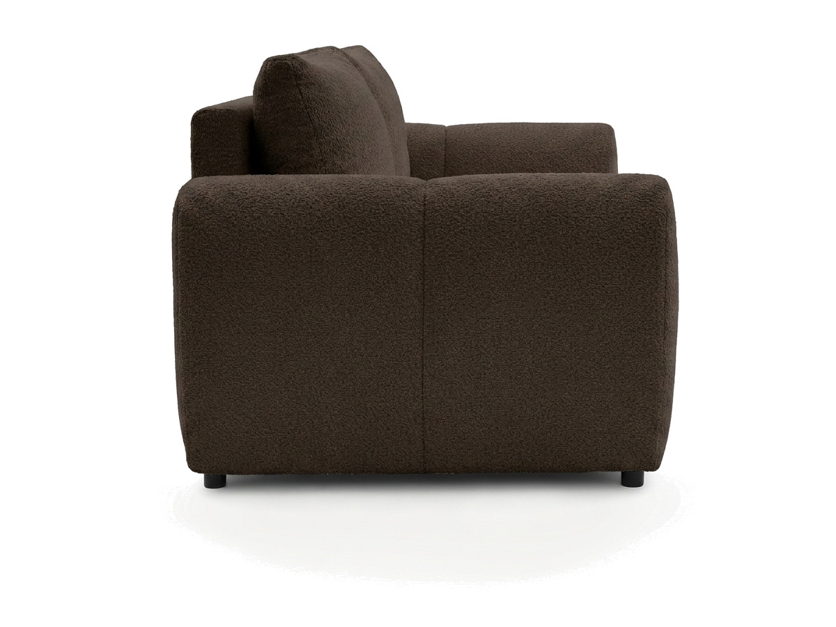 Sofa rozkładana z systemem włoskim 3-osobowa FUJI tkanina bukla
