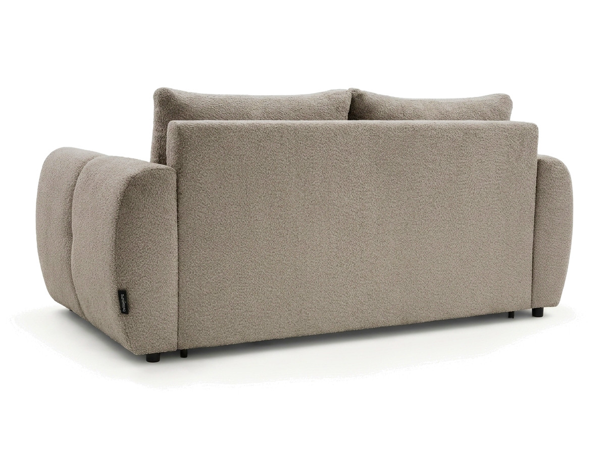 Sofa rozkładana z systemem włoskim 3-osobowa FUJI tkanina bukla
