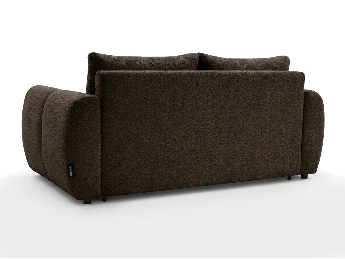 Sofa rozkładana z systemem włoskim 3-osobowa FUJI tkanina bukla
