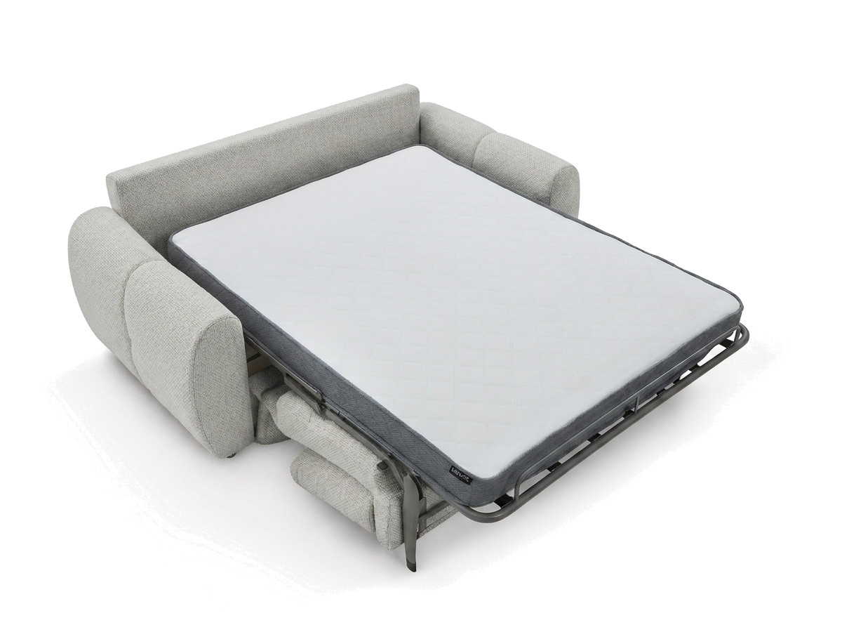 Sofa rozkładana z systemem włoskim 3-osobowa FUJI gładka tkanina