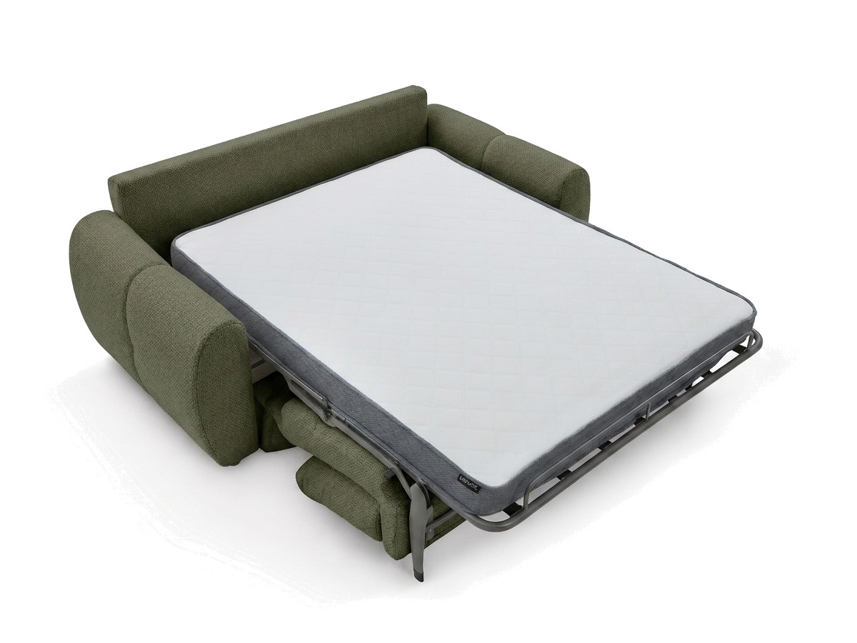 Canapé droit convertible ouverture express 3 places FUJI  tissu chiné