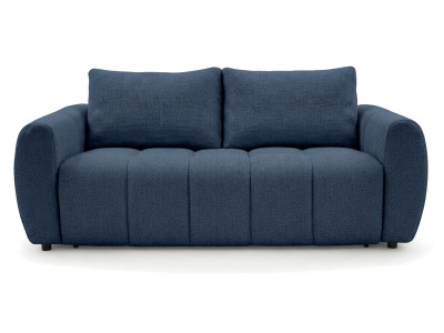 Canapé droit convertible ouverture express 3 places FUJI tissu chiné