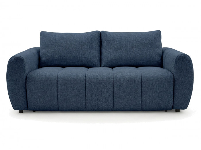 Canapé droit convertible ouverture express 3 places FUJI tissu lisse