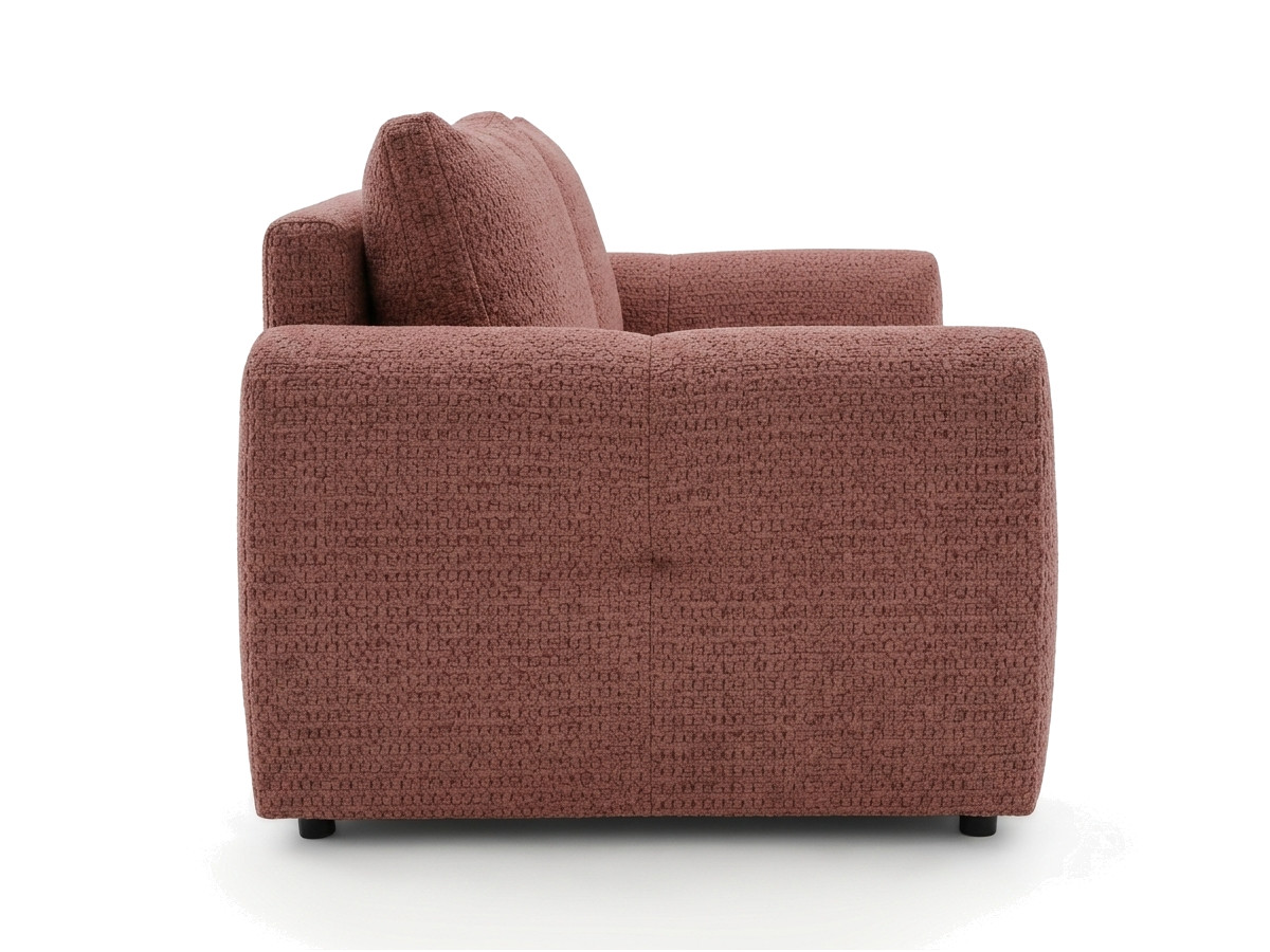 Sofa rozkładana z systemem włoskim 3-osobowa FUJI gładka tkanina