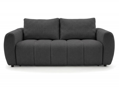 Canapé droit convertible ouverture express 3 places FUJI tissu chiné