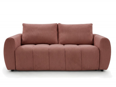 Canapé droit convertible ouverture express 3 places FUJI tissu chiné
