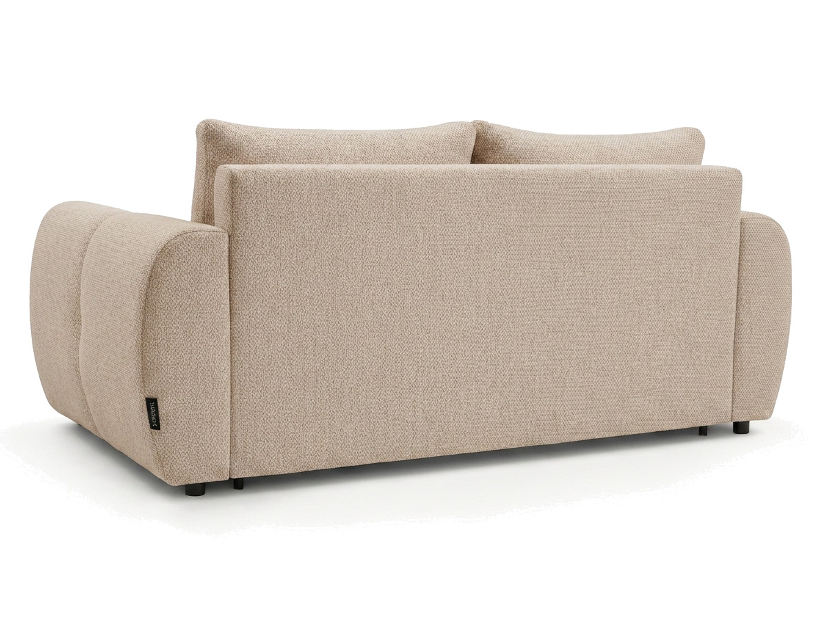 Sofa rozkładana z systemem włoskim 3-osobowa FUJI gładka tkanina