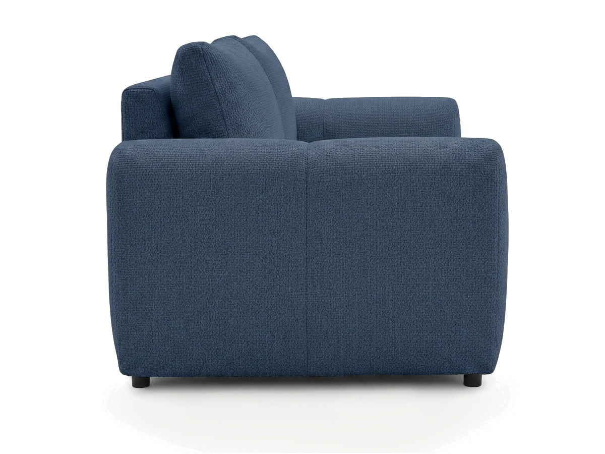 Sofa rozkładana z systemem włoskim 3-osobowa FUJI gładka tkanina