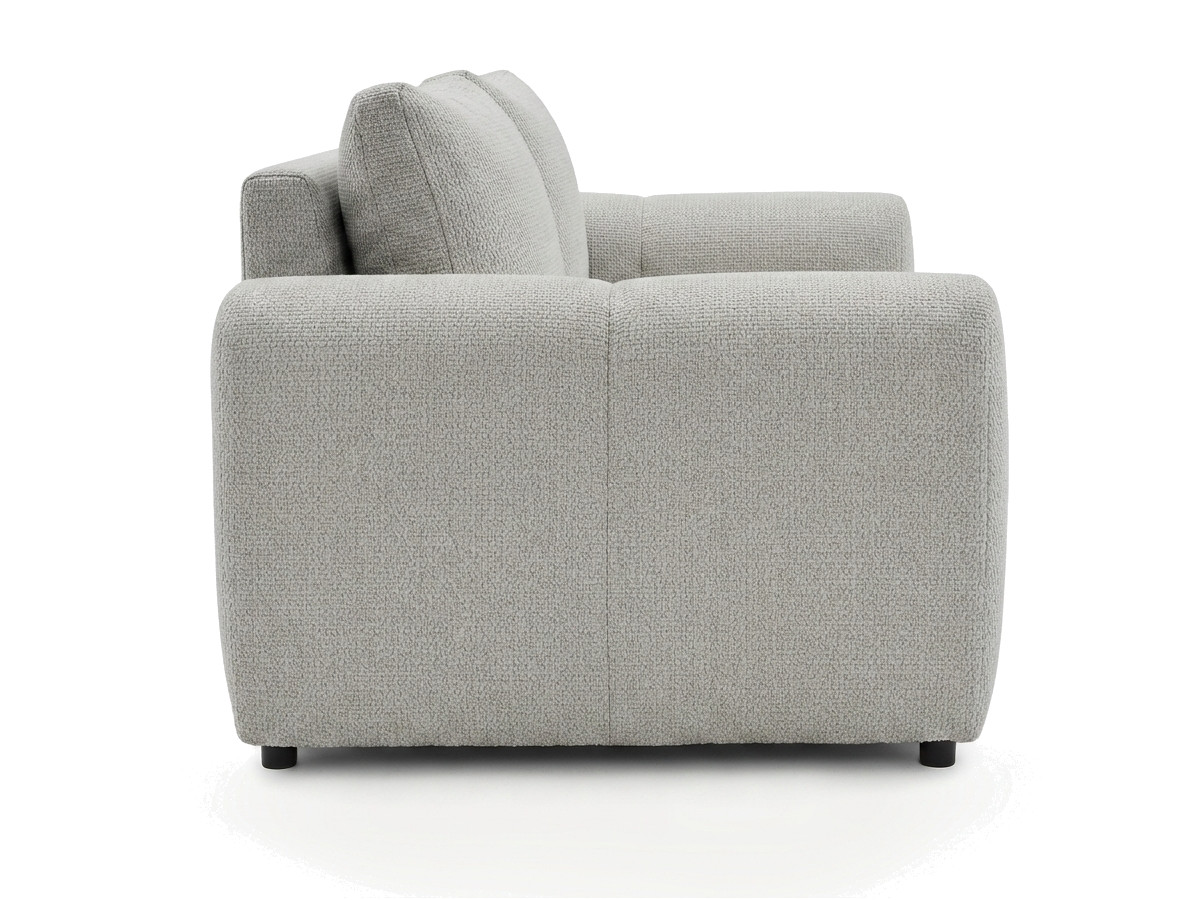 Sofa rozkładana z systemem włoskim 3-osobowa FUJI gładka tkanina