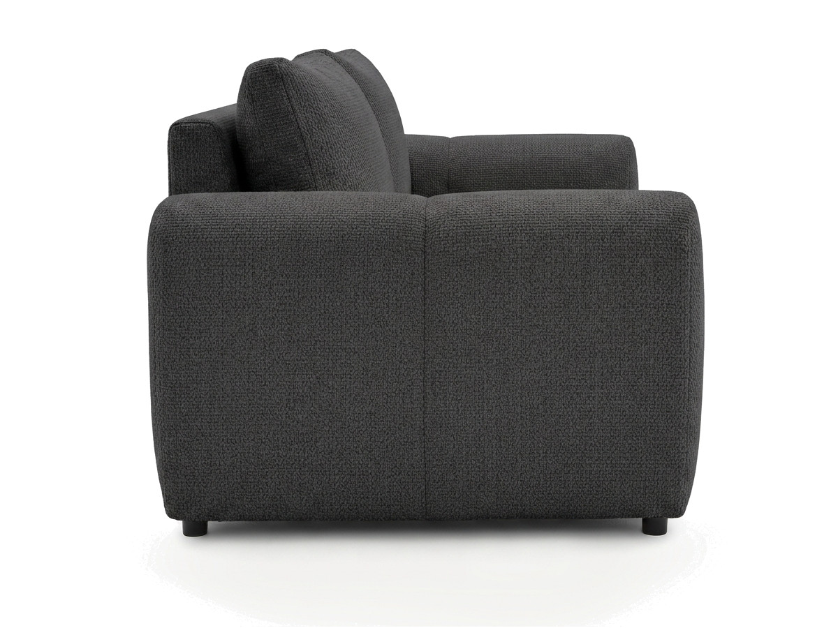 Sofa rozkładana z systemem włoskim 3-osobowa FUJI gładka tkanina