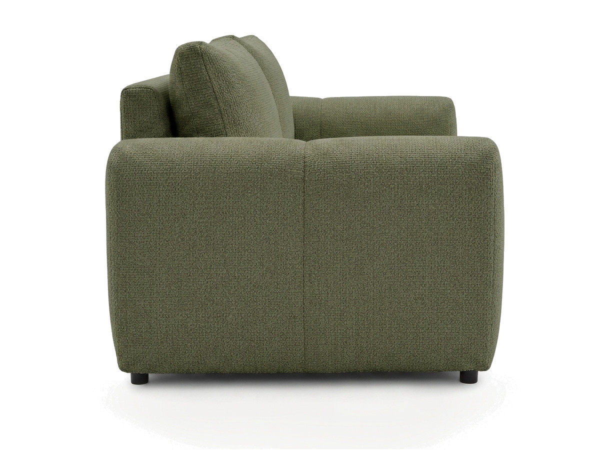 Canapé droit convertible ouverture express 3 places FUJI  tissu chiné