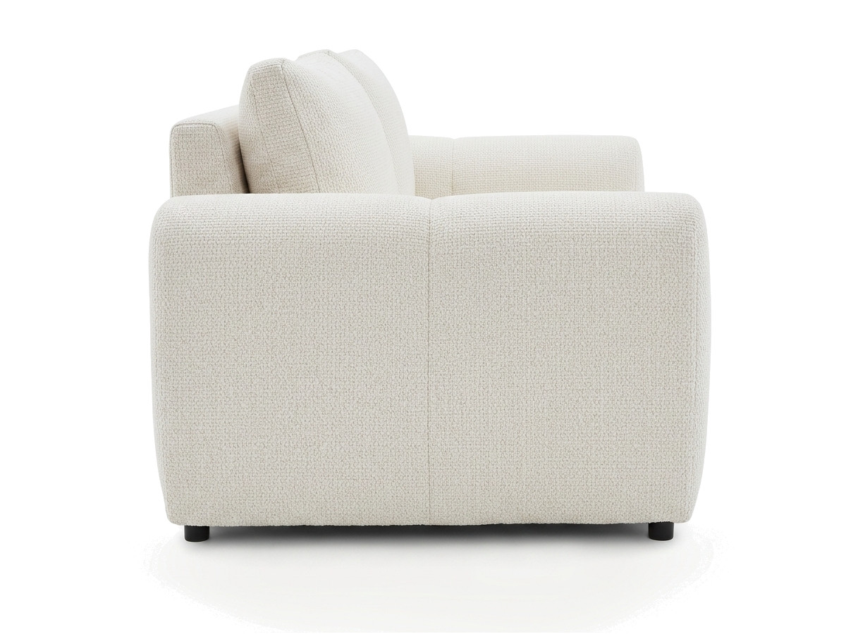 Canapé droit convertible ouverture express 3 places FUJI  tissu chiné