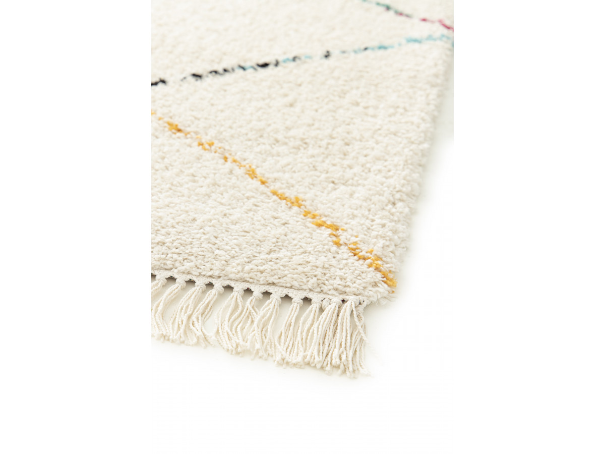Tapis poils longs LISE motif graphique — vue 5