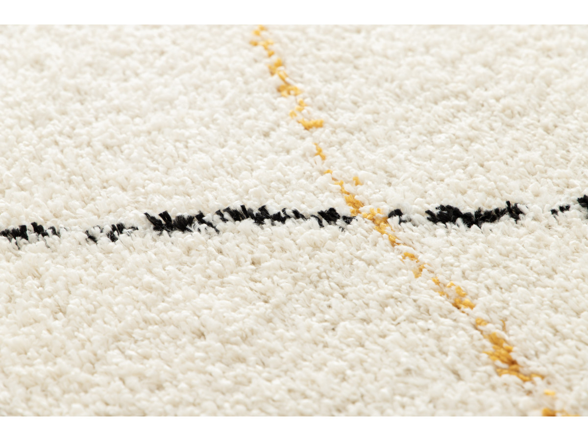 Tapis poils longs LISE motif graphique — vue 6