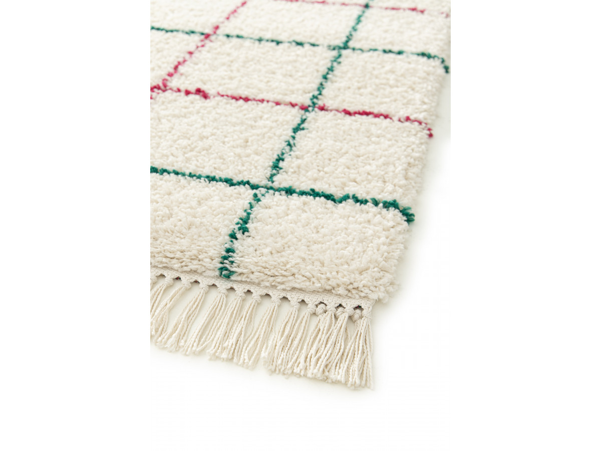 Tapis poils longs GOZA motif graphique — vue 5