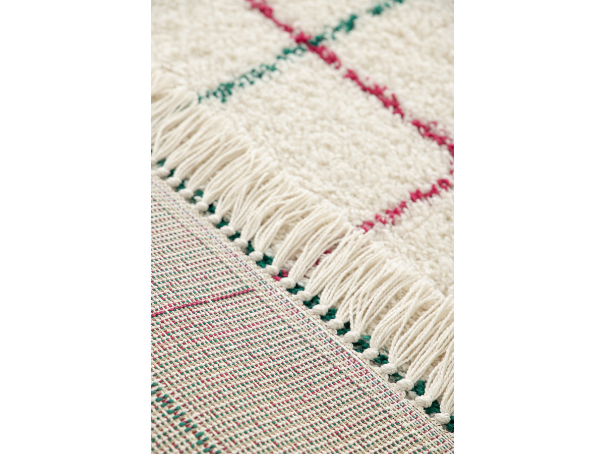 Tapis poils longs GOZA motif graphique — vue 6