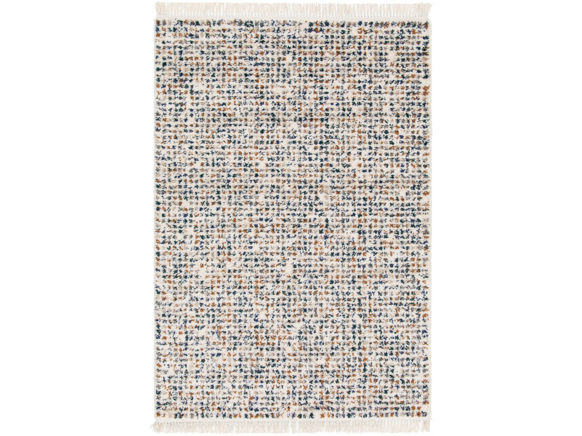 Tapis poils longs FINA motif graphique