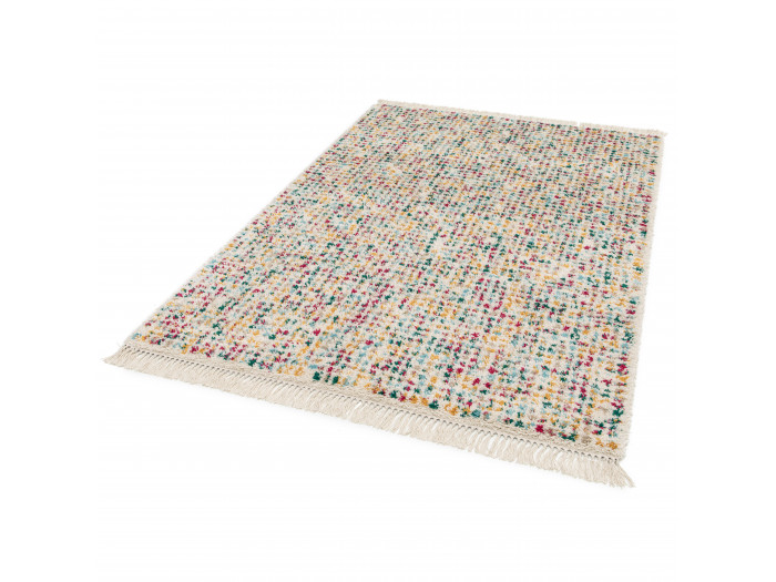 Tapis poils longs MARI motif abstrait