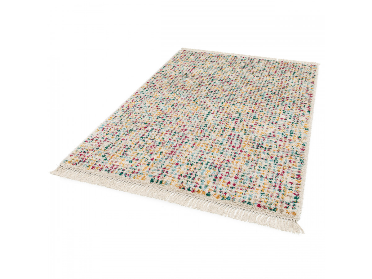 Tapis poils longs MARI motif abstrait
