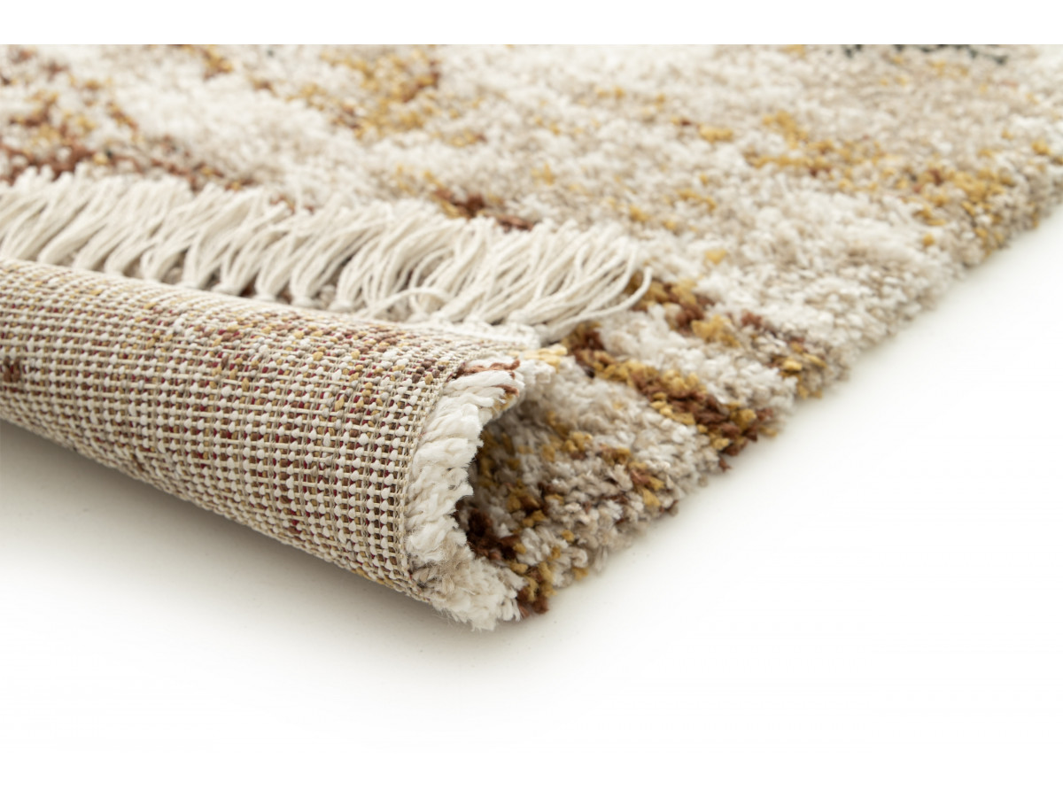 Tapis poils longs GALO motif abstrait