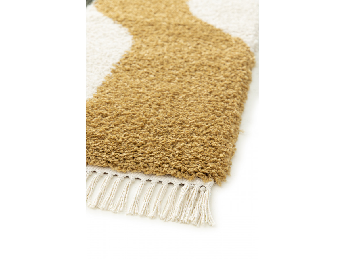Tapis poils longs REO motif abstrait