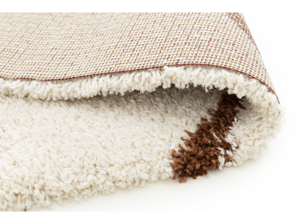 Tapis poils longs SIMY motif abstrait — vue 6