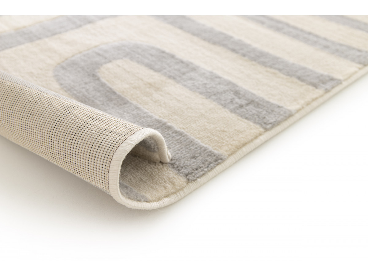 Tapis poils ras GOBI motif graphique — vue 4