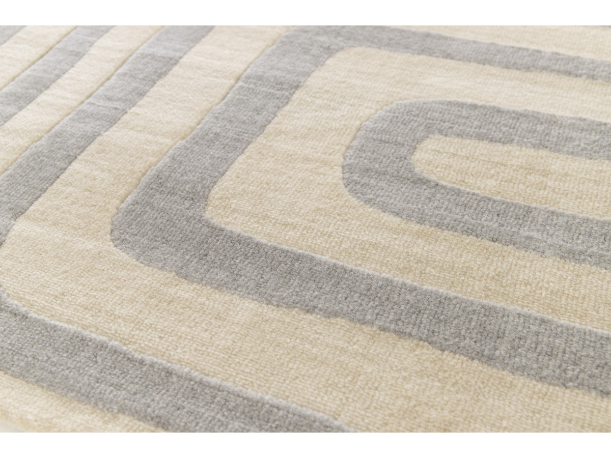 Tapis poils ras GOBI motif graphique — vue 6