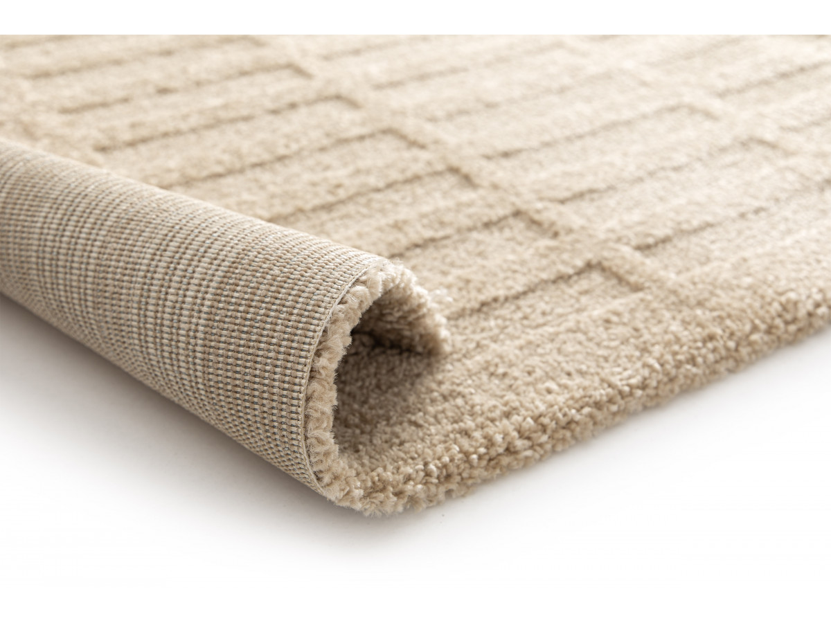 Tapis poils courts FENI motif graphique