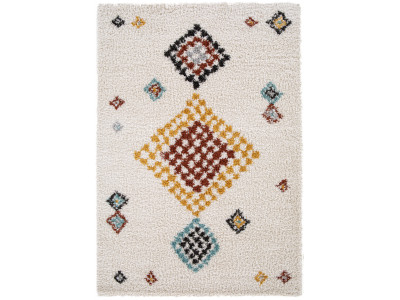 Tapis poils longs NATO motif berbère