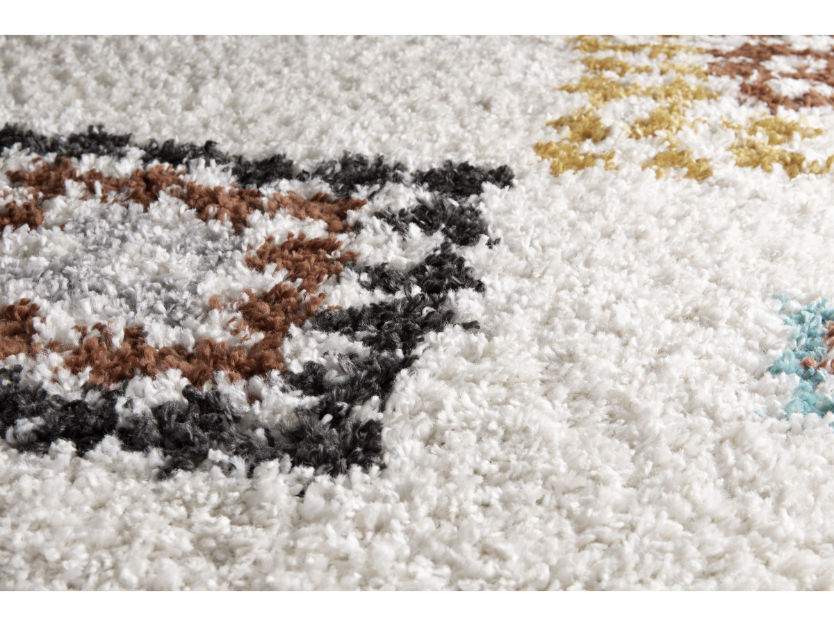 Tapis poils longs NATO motif berbère — vue 6