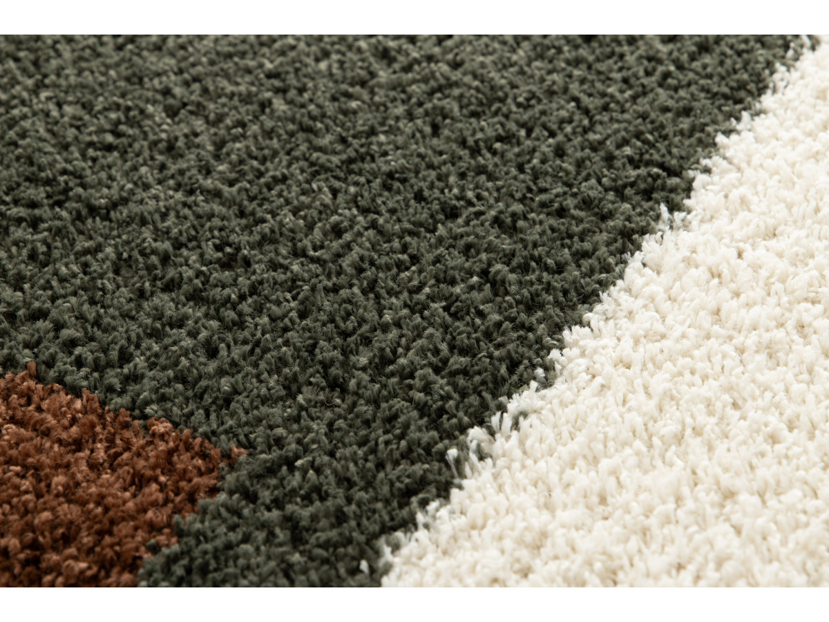 Tapis poils longs YAMI motif graphique — vue 6