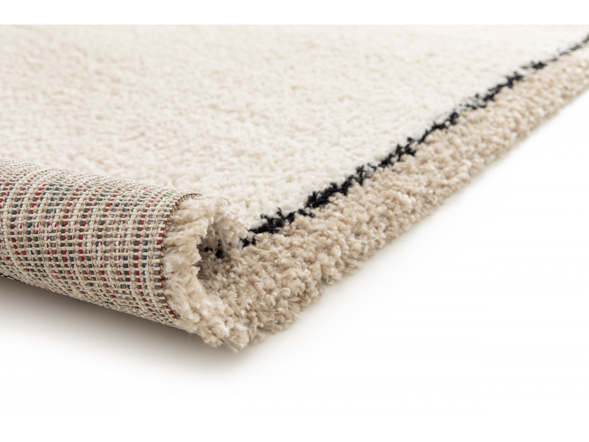 Tapis poils longs EDRY motif graphique