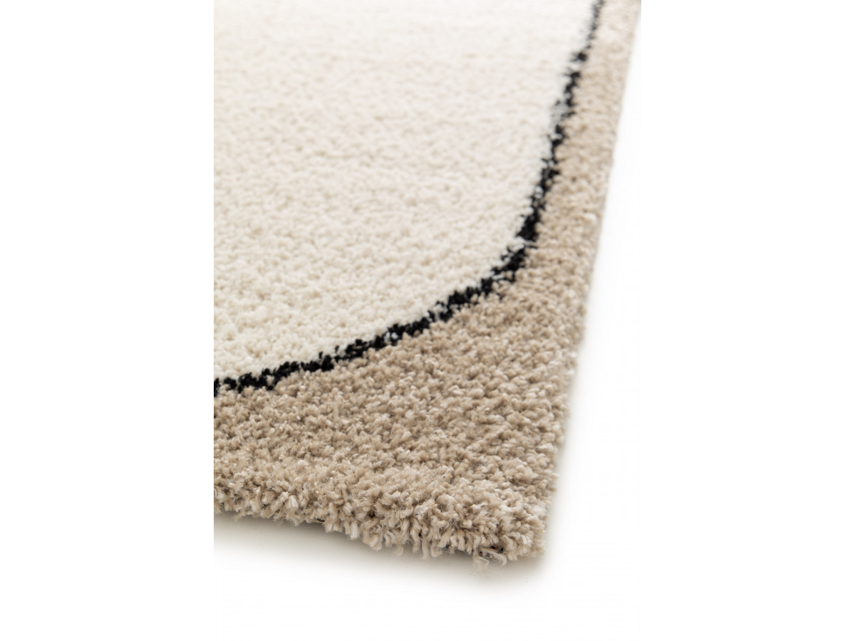 Tapis poils longs EDRY motif graphique