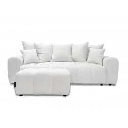 Droit convertible coffre + pouf