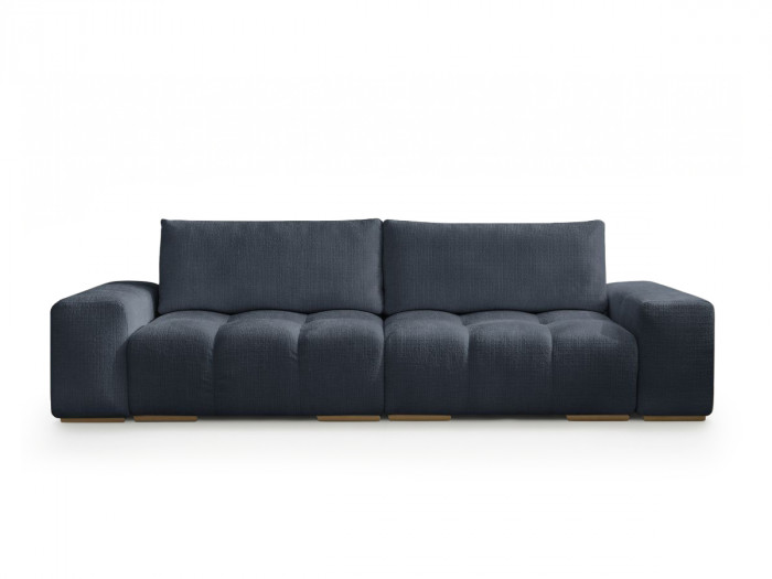 Canapé droit convertible coffre ANAKIN tissu texturé