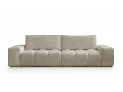 Canapé droit convertible coffre ANAKIN tissu texturé
