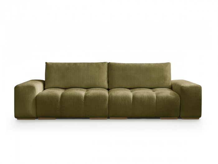 Canapé droit convertible coffre ANAKIN tissu texturé