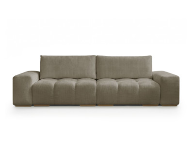 Canapé droit convertible coffre ANAKIN tissu texturé