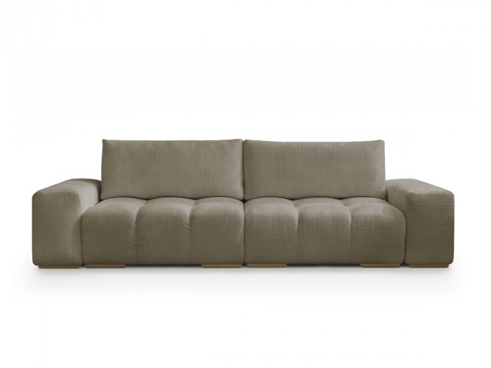 Canapé droit convertible coffre ANAKIN tissu texturé