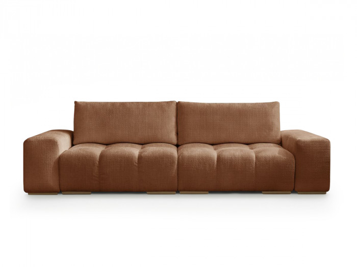 Canapé droit convertible coffre ANAKIN tissu texturé
